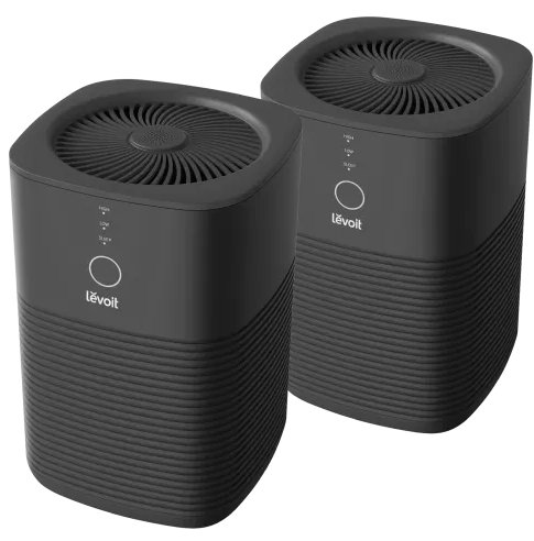 2-Pack Levoit True HEPA Tabletop Air Purifiers - $70.00 (42% off) at online