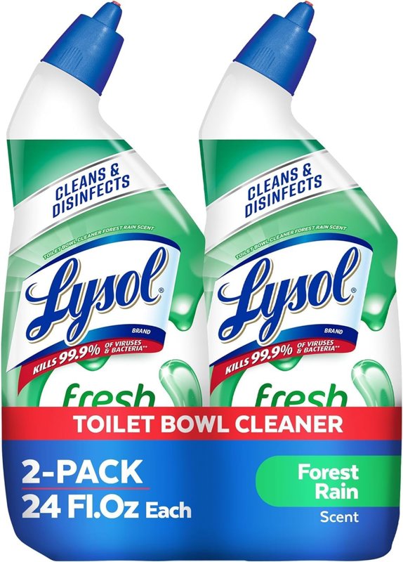 2-Pack Lysol Toilet Bowl Cleaner Gel - $3.91 (30% off) at Amazon.com