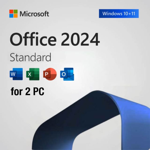 Microsoft Office Standard 2024 for Home (Windows 10/11, Instant Delivery, 2 devices) - $15.00 (93% off) at online