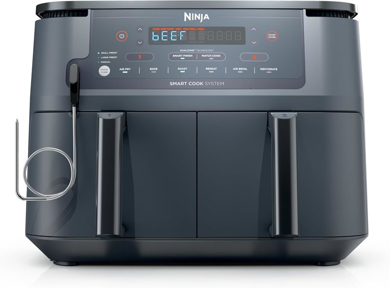 Ninja 10-in-1 Air Fryer, Thermometer - $129.99 (48% off) at Amazon.com