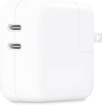 Apple 35W Dual USB-C Port Power Adapter: Fast and Convenient Charging, Type C Wall Charger - $29 at Amazon.com