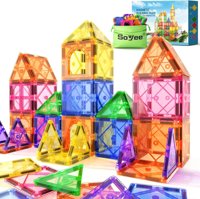 Soyee Magnetic Tiles Toddler Toys Magnetic Building Blocks for Kids Ages 3-12  - $8.45 (66% off) at Amazon.com