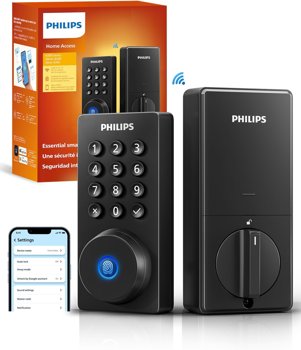 Philips Wi-Fi Door Lock, WiFi Smart Lock Keyless Entry Deadbolt for Front Door - $80 at Amazon.com