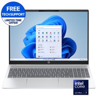 HP OmniBook 5 16 inch 2K Touch Laptop AI PC Intel Core Ultra 7 255U 16GB RAM 1TB SSD Glacier Silver - $479.00 (51% off) at WalMart