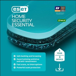 ESET Home Security Essential 2026 - 3 Devices/ 1 Year Download  at Newegg for $13.00Download Only