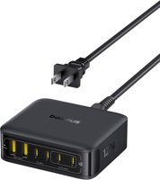 Baseus Charging Station 120W, 6-in-1 USB-C PD Fast Charging Desktop Charger  - $27.99 (44% off) at Amazon.com