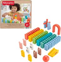 72-Piece Fisher-Price Wood Preschool Game Domino Run Playset - $10.00 (28% off) at Amazon.com