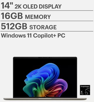 ASUS Zenbook A14 14-Inch FHD+ OLED Laptop - $550 at ebay