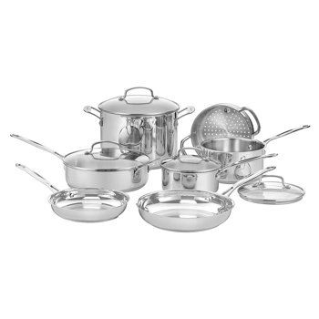 Cuisinart Chef's Classic 11-pc. Stainless Steel Cookware Set - $101 at Kohls