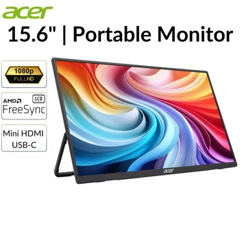 Acer 15.6-Inch Portable Widescreen LCD HD Monitor Refurbished - $41 at ebay